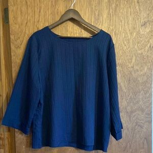 Navy Blue Women's Top
